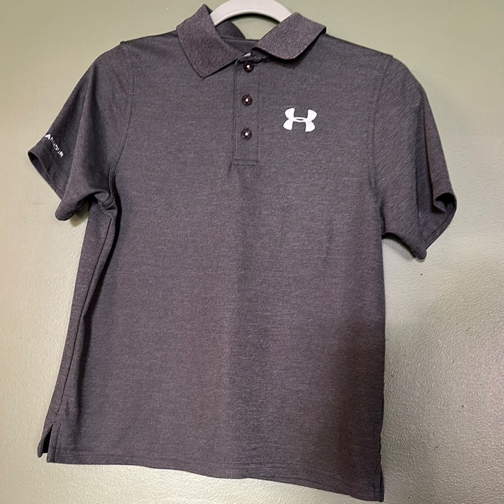 Under Armour Charcoal Polo Shirt
